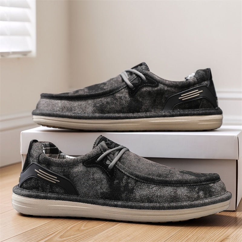 Men's breathable canvas shoes
