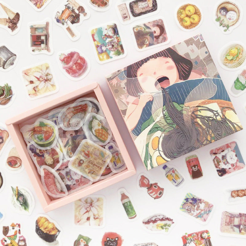 Stickers Papier Washi Set 200 Pc Papeterie