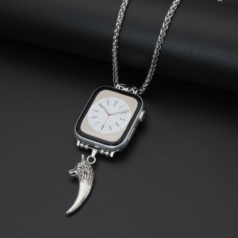Bracelet suspendu en plume de collier de montre