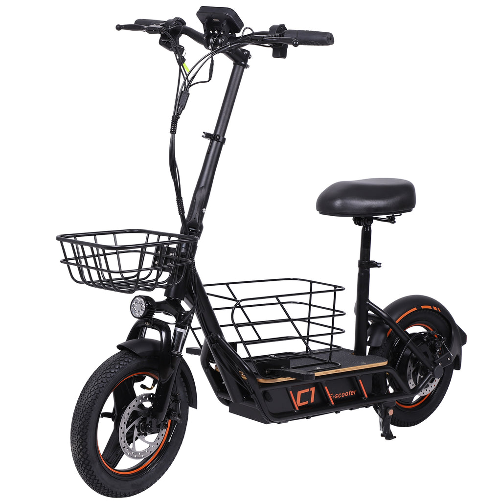 E-scooter pliable H14 pour les courses quotidiennes et les voyages d'animaux
