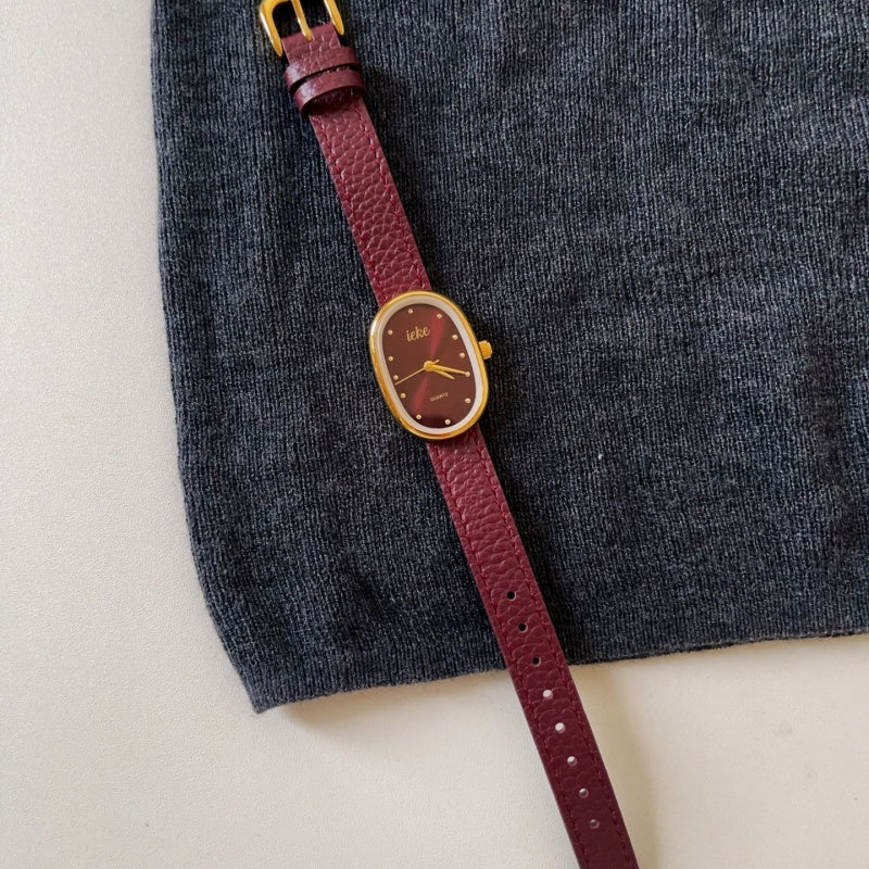 Meilleurs ventes Ankla Red Year Watch pour les femmes Vintage Style