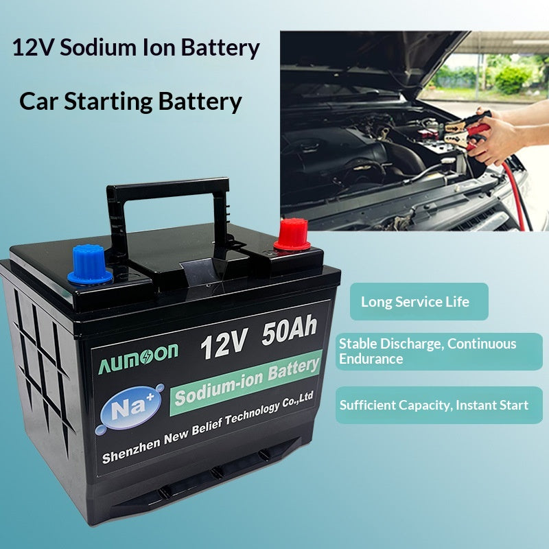 Batterie de démarrage 12V 50Ah Sodium-ion pour les applications de démarrage automobile