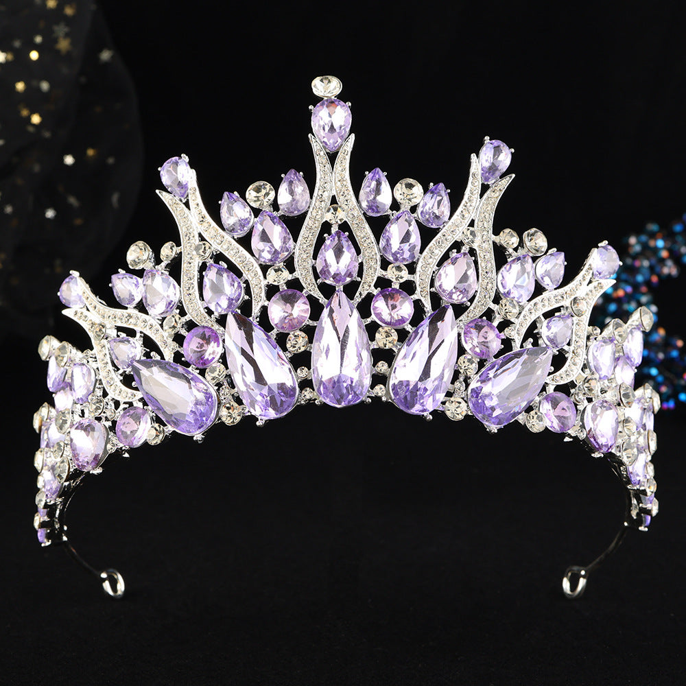 Tête de mariée en alliage baroque