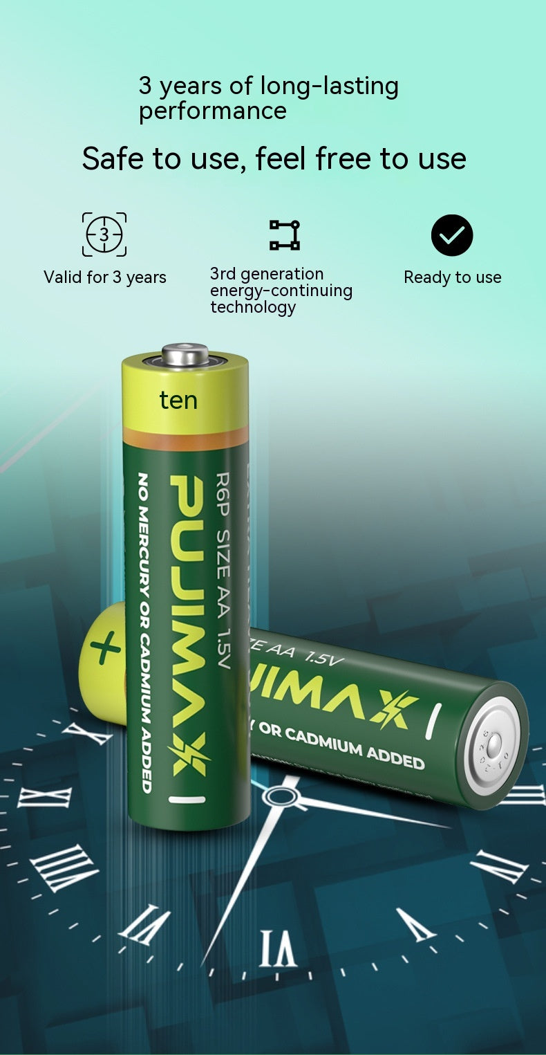 AA No 5 Carbon Zinc Batterie sèche de manganèse Petits jouets