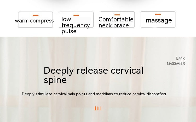 Instrument de massage Cervical Spine Intelligent Pulse Chauffage Physiothérapie Instrument Compr