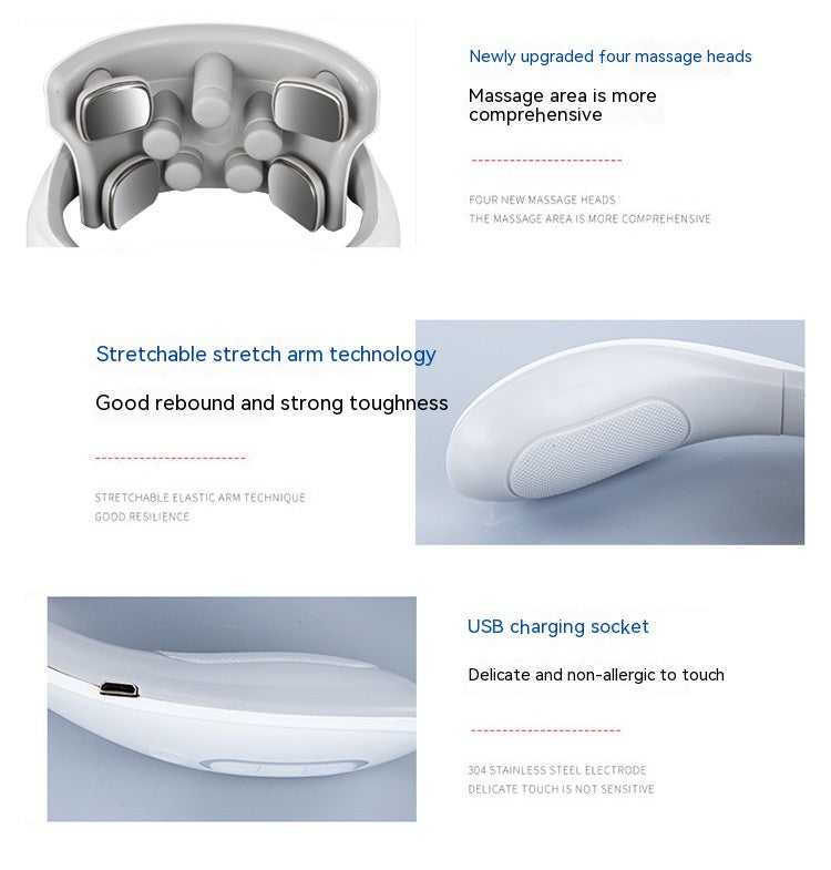 Instrument de massage Cervical Spine Intelligent Pulse Chauffage Physiothérapie Instrument Compr