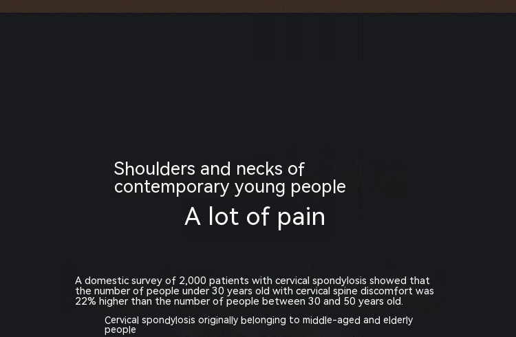 Instrument de massage Cervical Spine Intelligent Pulse Chauffage Physiothérapie Instrument Compr