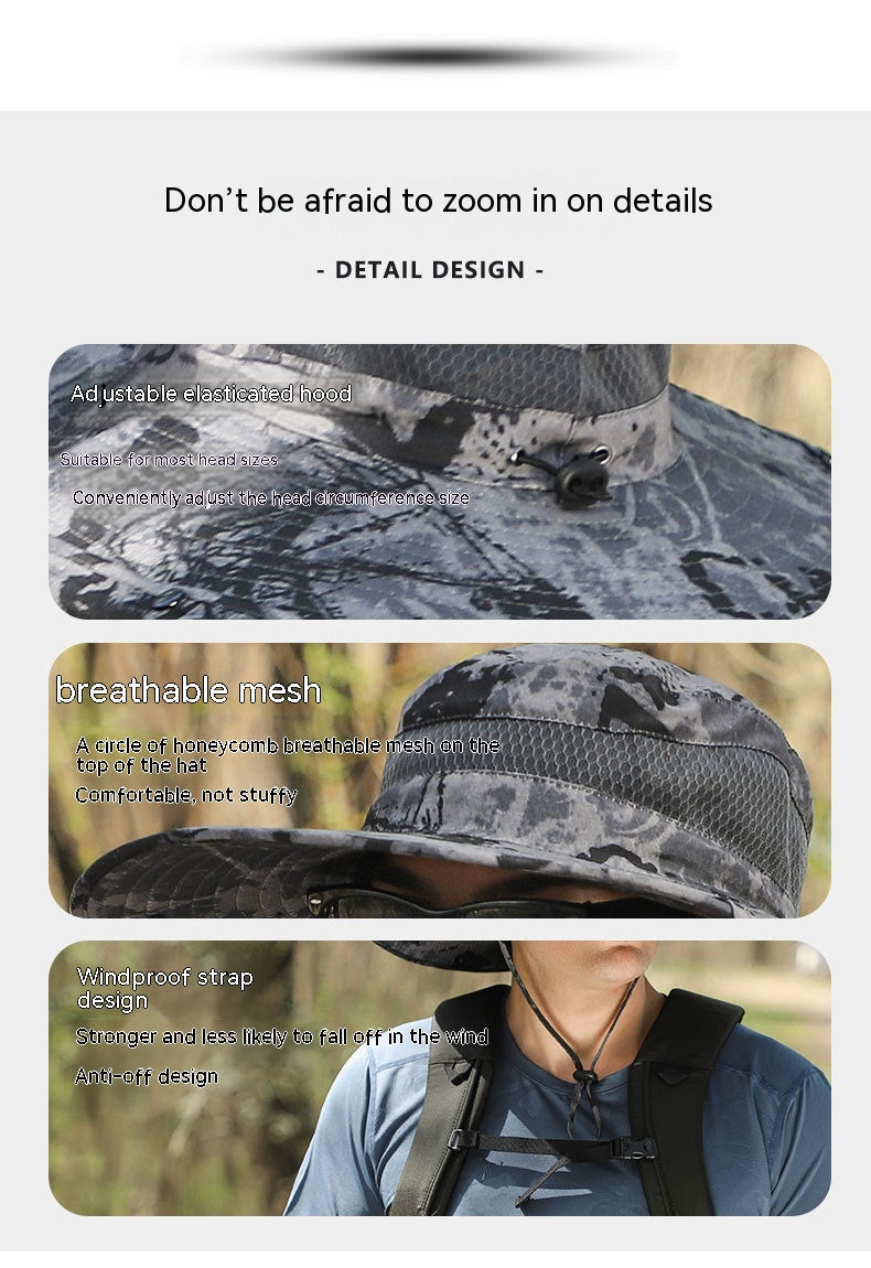 Chapeau de randonnée en plein air pour hommes