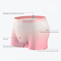 Spring and Summer Ice Silk Men's One-piece Full Seamless Boxers