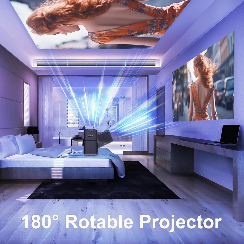 Petit projecteur 4K sans fil WiFi Smart 5G Projecteur