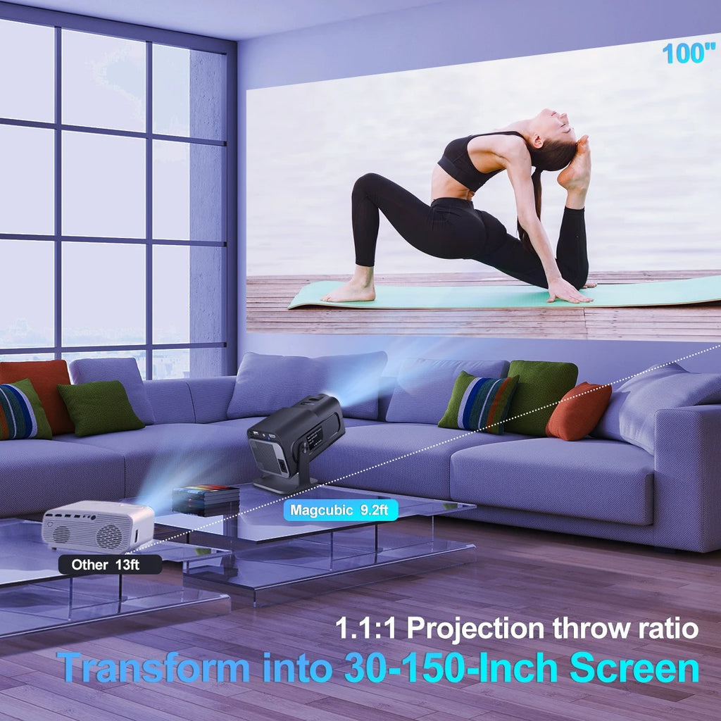 Petit projecteur 4K sans fil WiFi Smart 5G Projecteur