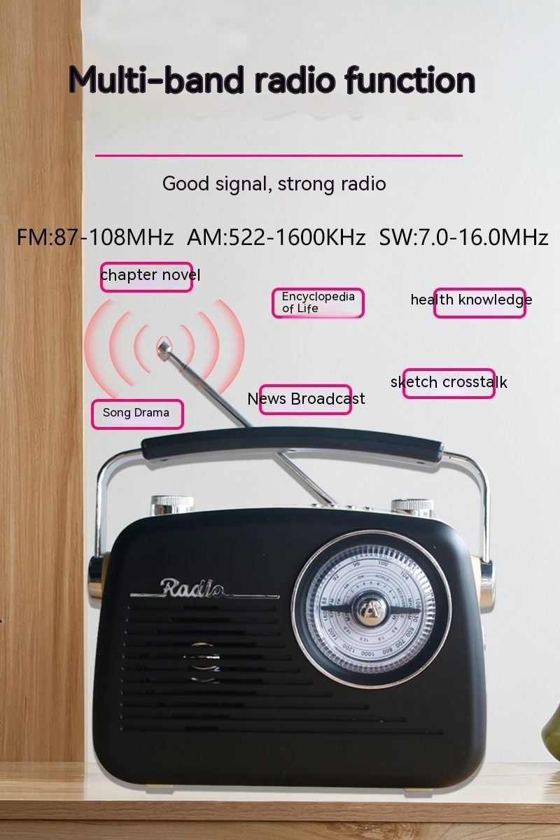 Haut-parleur signal forte stéréo radio portable