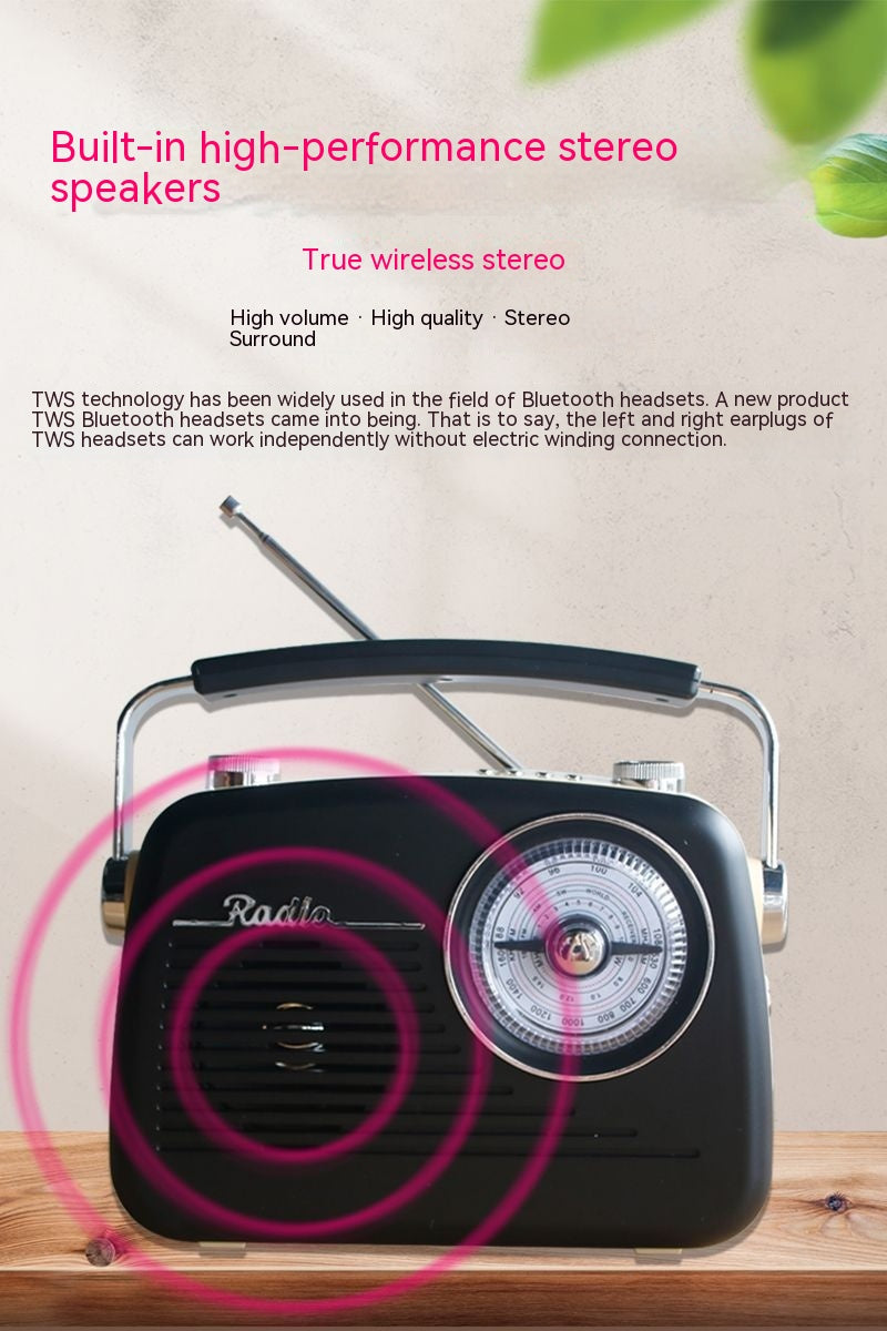 Haut-parleur signal forte stéréo radio portable