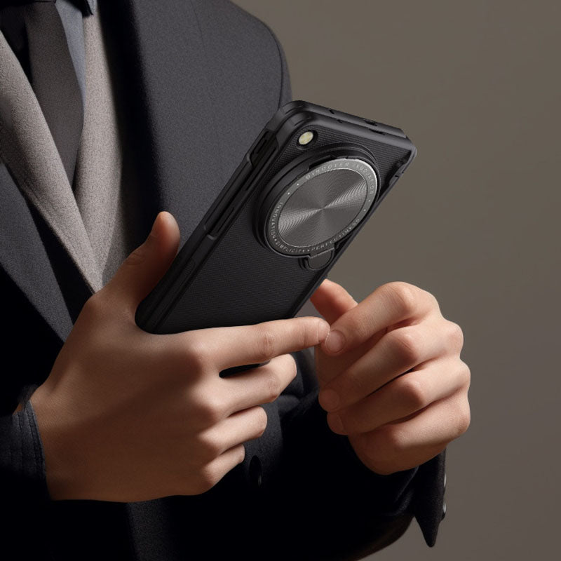 Applicable à un boîtier de téléphone pliant pliant Étui de protection de l'objectif de bouclier givré