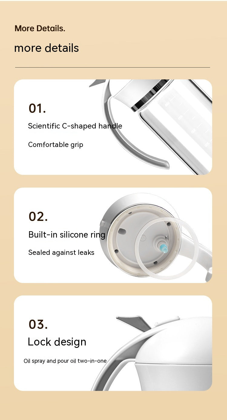 Vaporisateur de distributeur d'huile et Verser huile double usage