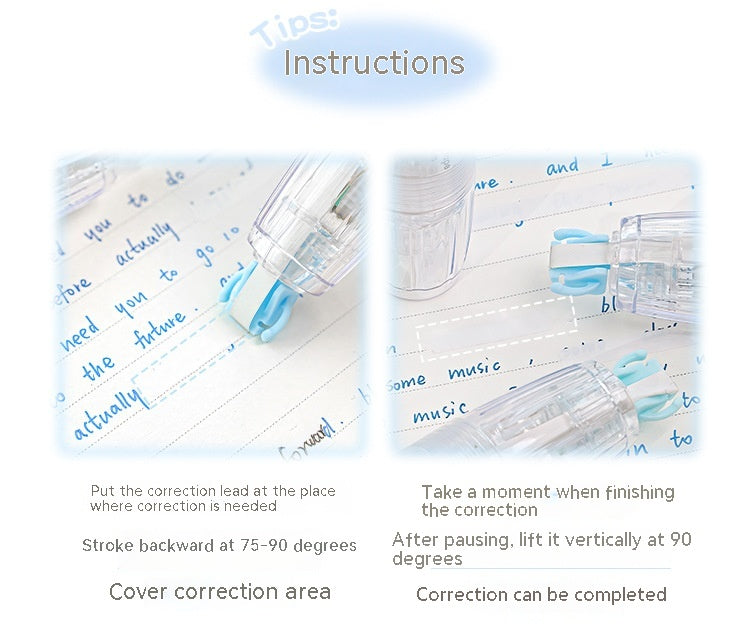 ICE via la bande de correction de presse Les étudiants peuvent changer la bande de correction de base