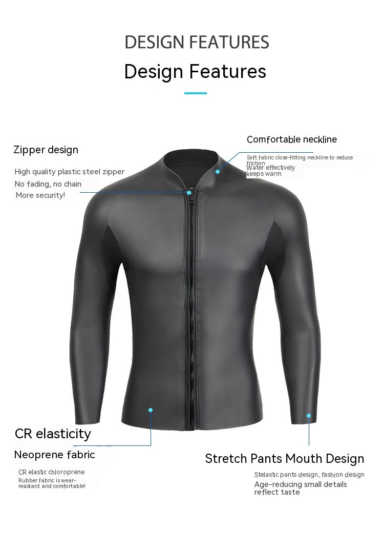 Suit de plongée surf adhésif en cuir