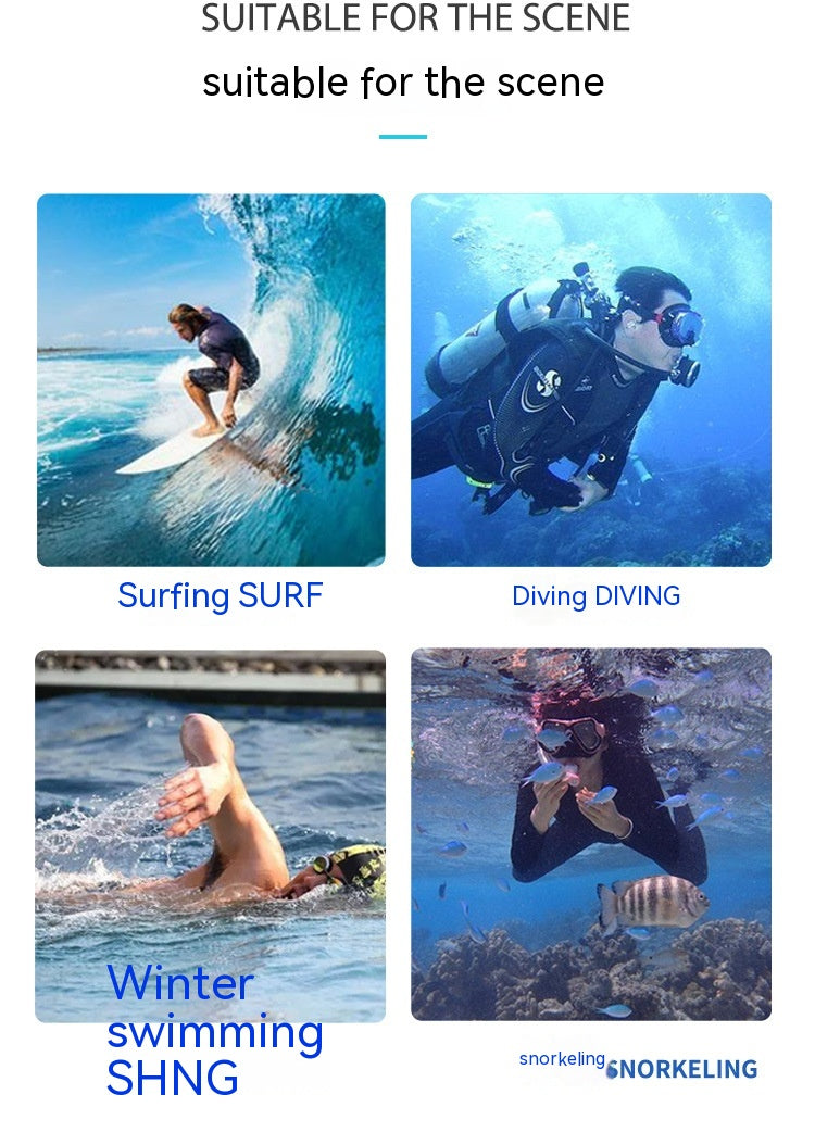 Suit de plongée surf adhésif en cuir