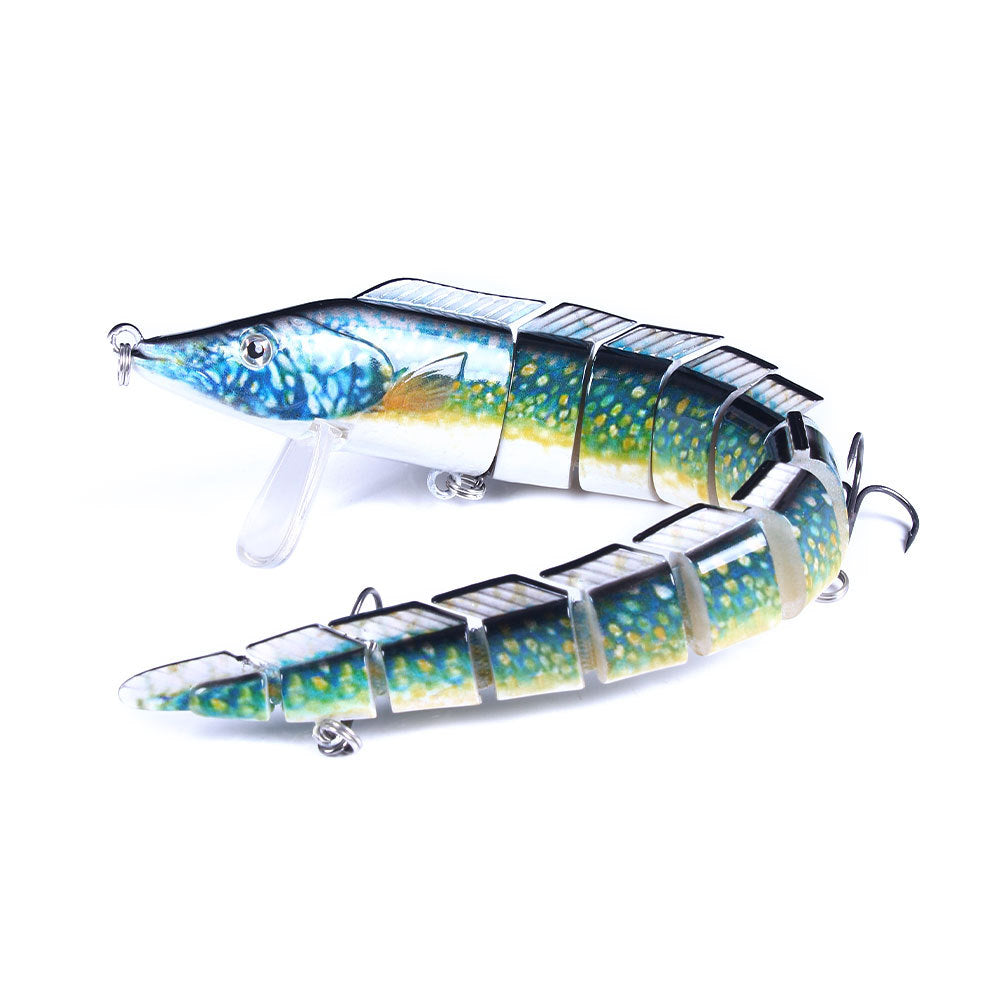 Multisection simulated fish hare-sprinkling