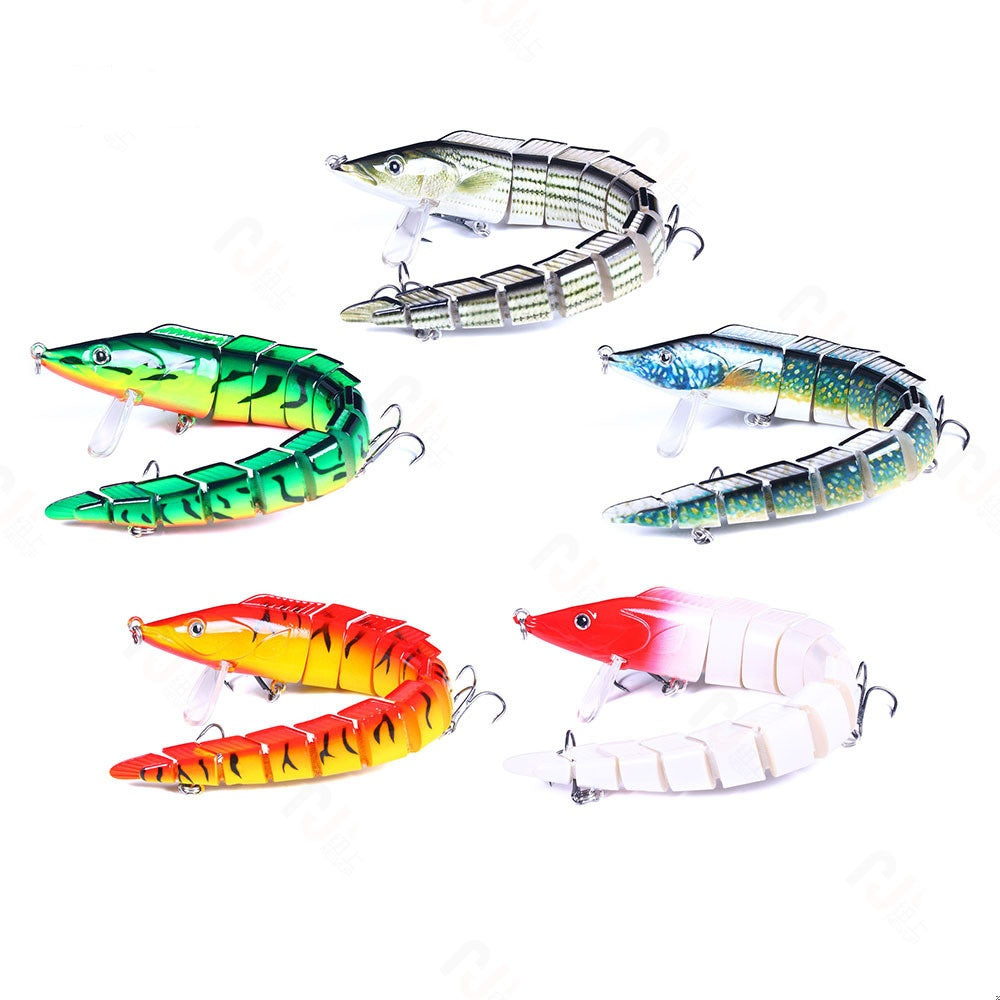 Multisection simulated fish hare-sprinkling