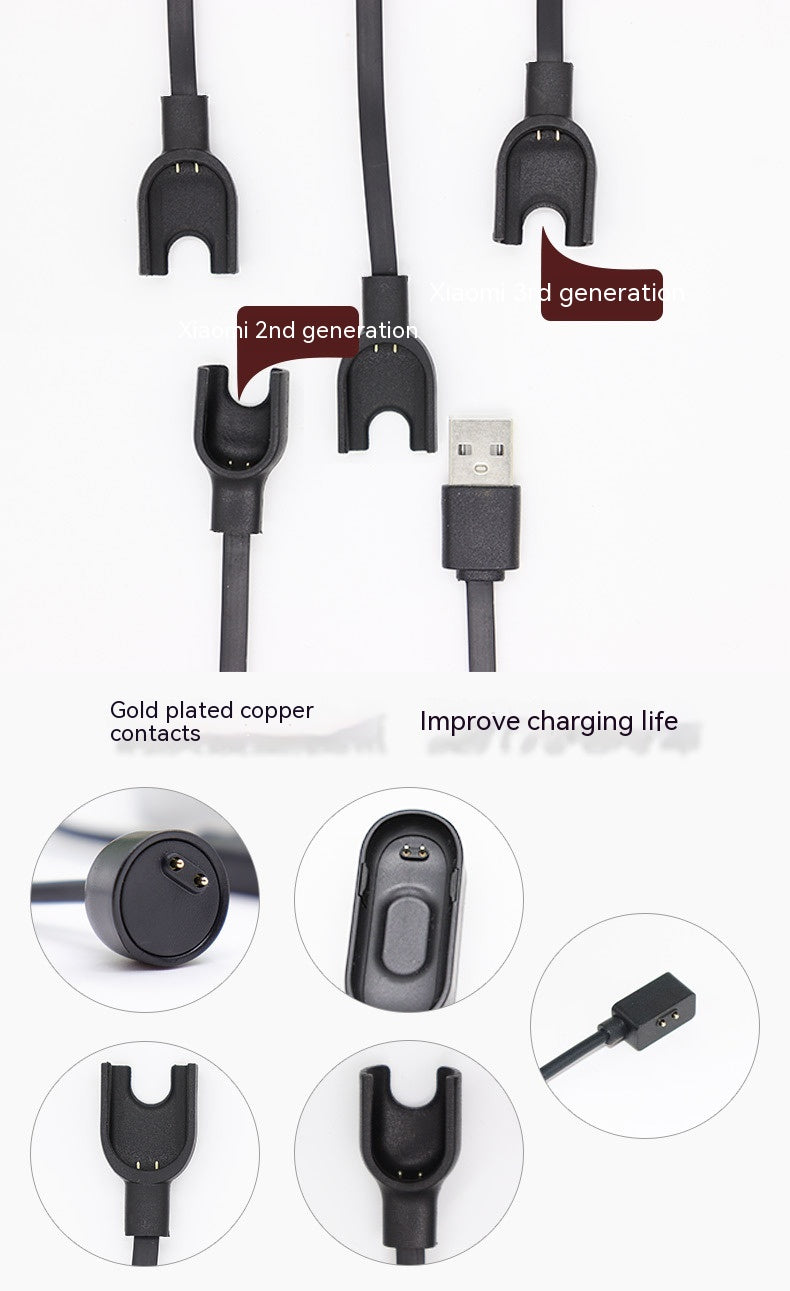 Câble de données magnétique de chargeur de bracelet intelligent