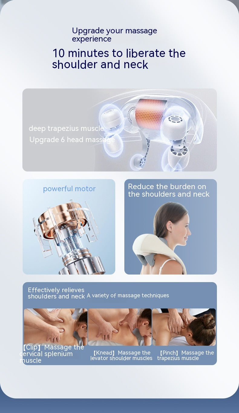 Instrument de massage des épaules et des cous Massager des cous Levage de la compression Dragage du cou Tra