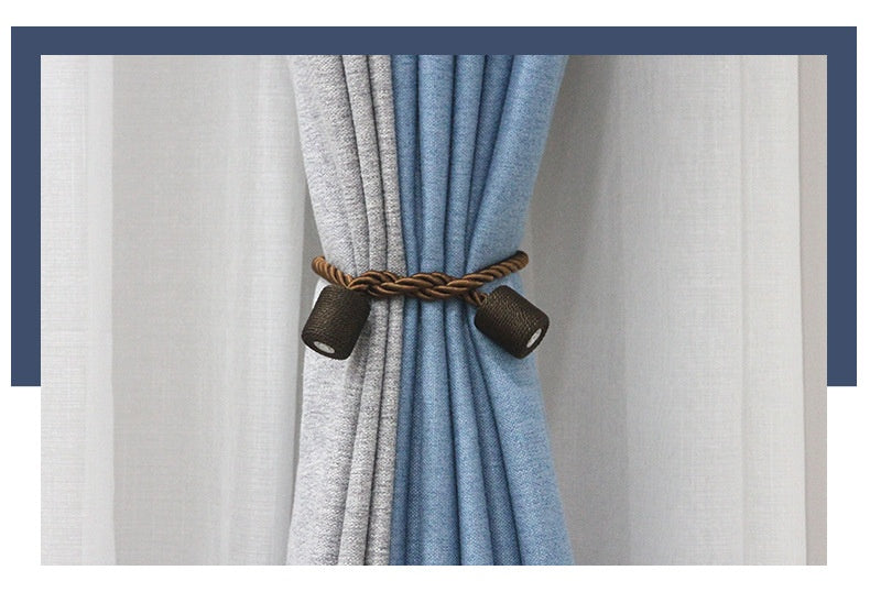 Bande de rideau cylindrique Boucle magnétique sans installation