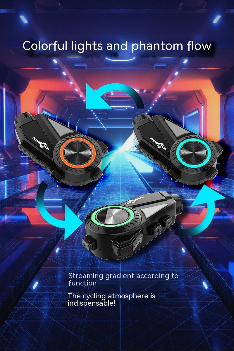 Casque de moto Intercom Bluetooth Headset Driving Recorder R3