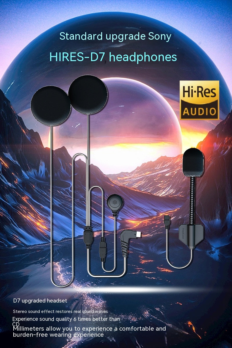 Casque de moto Intercom Bluetooth Headset Driving Recorder R3