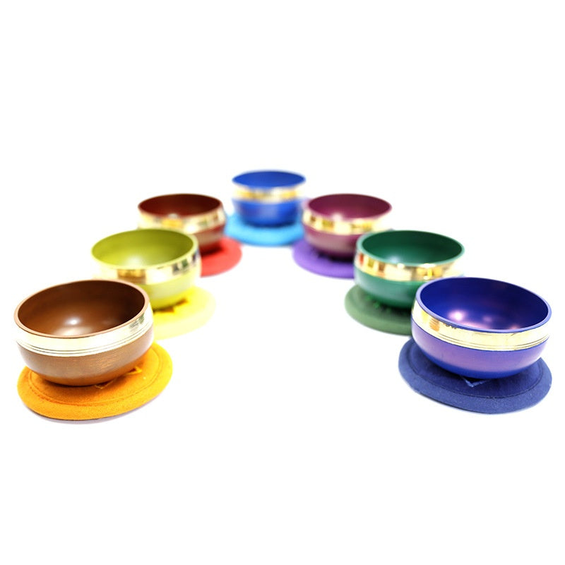 Handmade Colorful Himalaya Bowl Yoga Méditation Musique Instrument de percussion