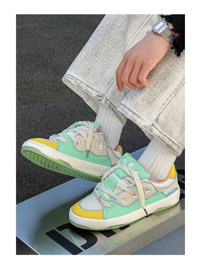 Chaussures homme Niche Retro Couple pain antidérapant Sneakers