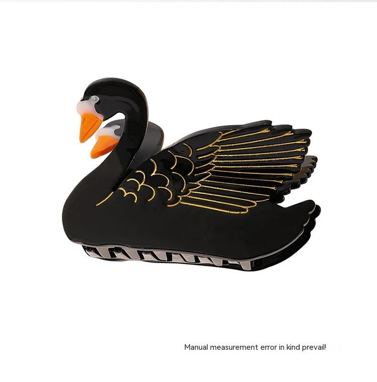 Swan Grip Shark Clip épingle à cheveux moyenne