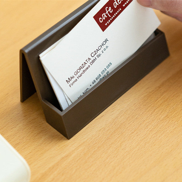 Support de stockage de cartes d'affaires créatives