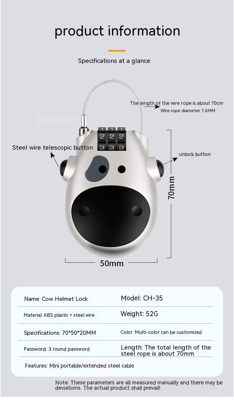 Verrouillage du casque rétractable à clé de moto