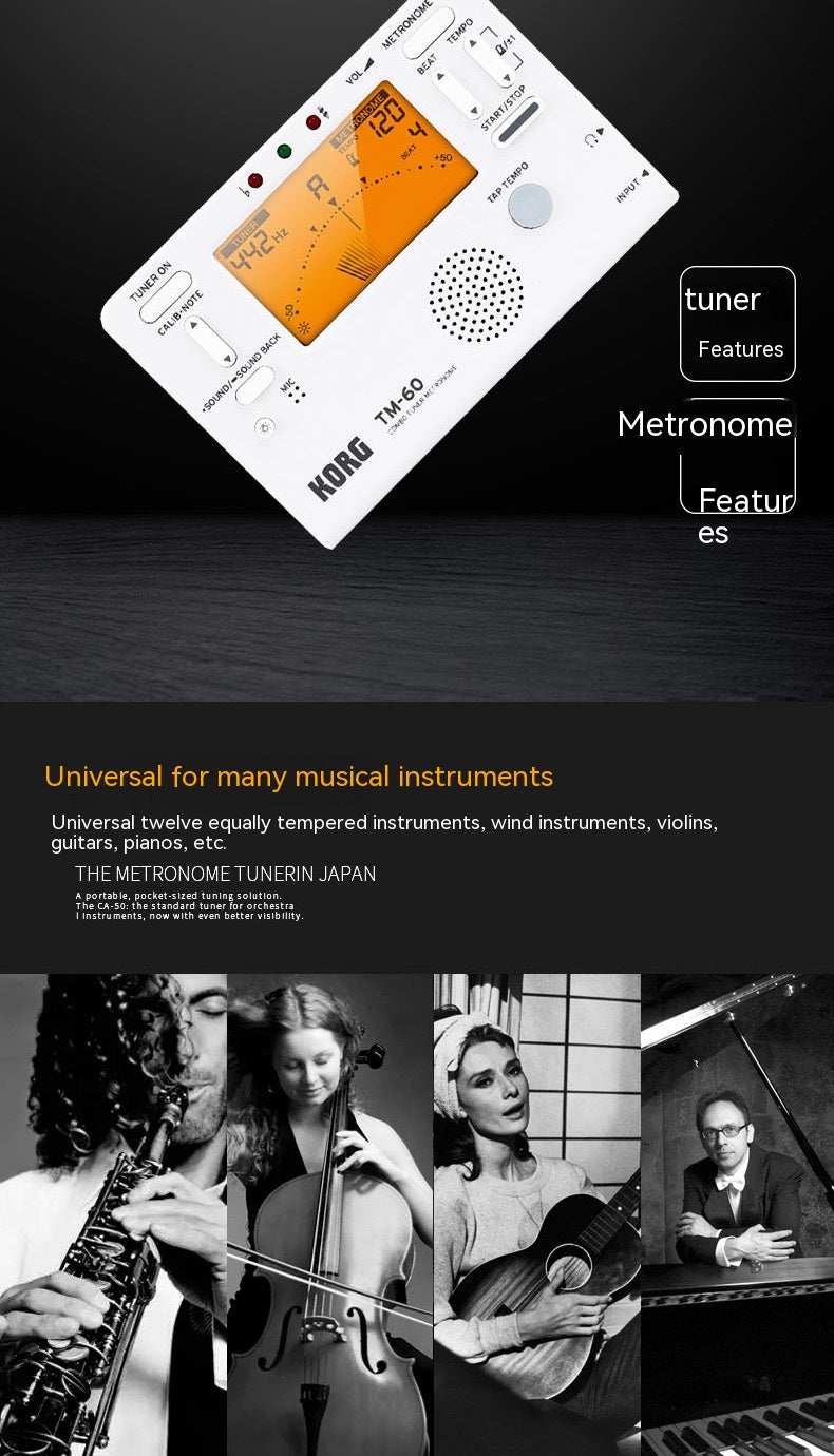 Tuner Piano Guitar Universal Tuning Metronome