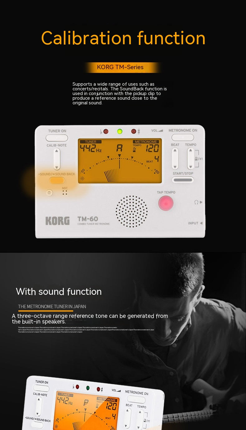 Tuner Piano Guitar Universal Tuning Metronome