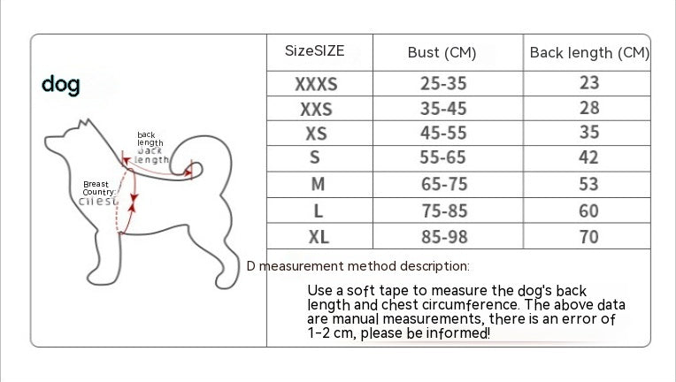 Chien Déodorant antibactérien Coton rembourré Coat