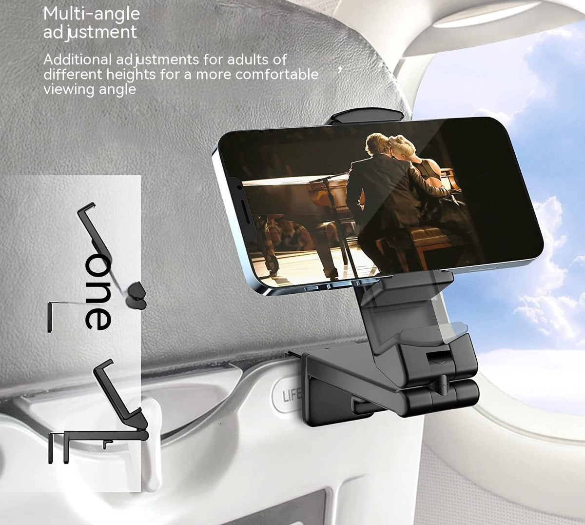 Multifonctionnel Lazy Phone Holder Voyage d'affaires Bureau d'observation des binges Outil pliable
