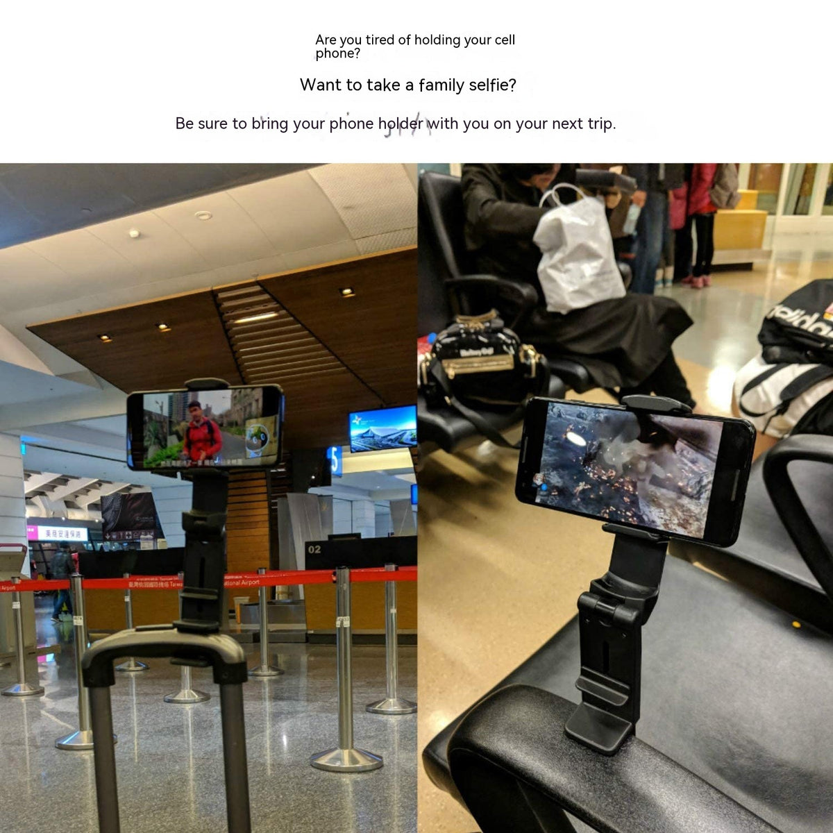 Multifonctionnel Lazy Phone Holder Voyage d'affaires Bureau d'observation des binges Outil pliable