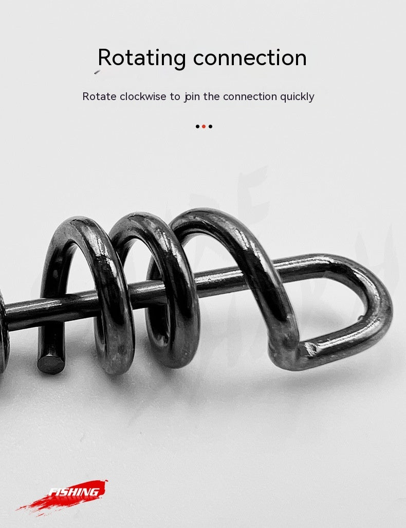 Connecteur pivotant pratique en acier inoxydable 8-forme anneau