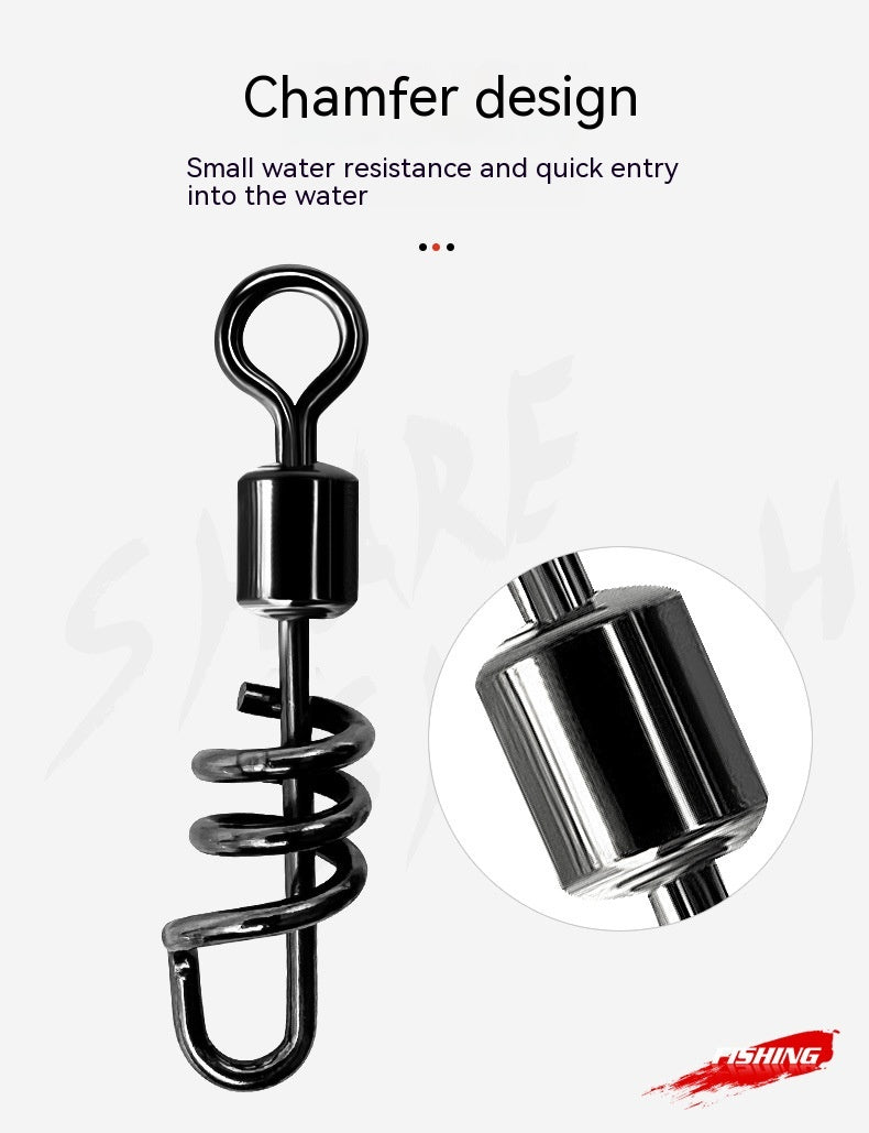 Connecteur pivotant pratique en acier inoxydable 8-forme anneau