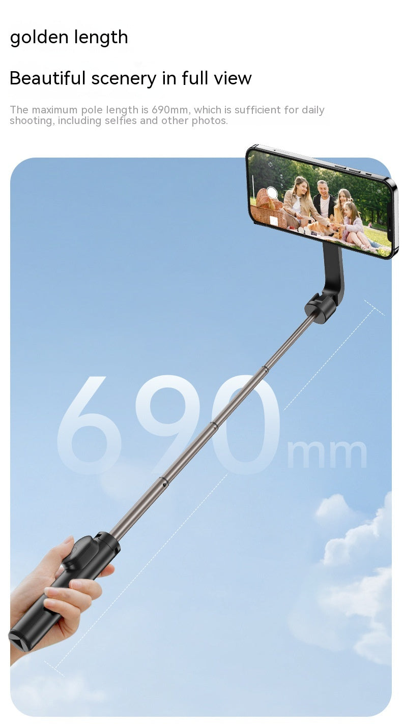 Magnetic Mobile Phone Mini Selfie Stick Bluetooth Télécommande Alliage d'aluminium