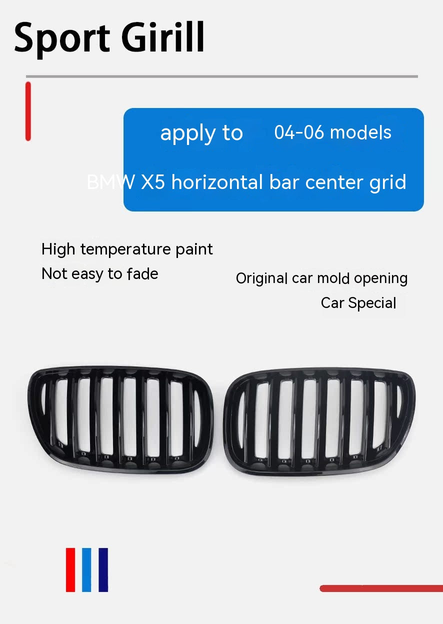 Applicable to BMW X5E 53 2004-middle Grid Modified Grille BMW Medium Mesh BMW Grille