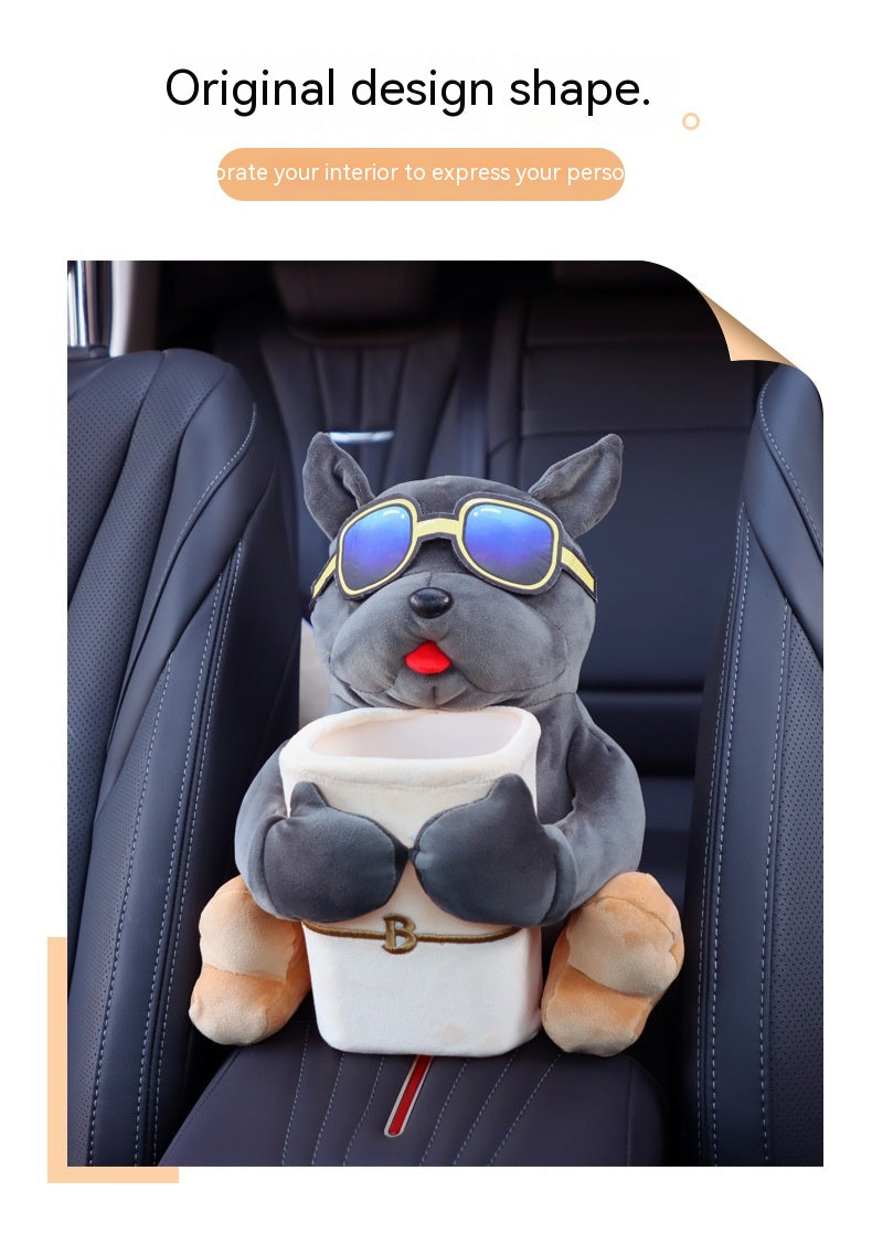 Boîte de tissu de voiture Voiture Créativité Hommes conduite principale Armres Boîte suspendu