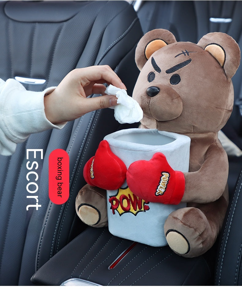 Boîte de tissu de voiture Voiture Créativité Hommes conduite principale Armres Boîte suspendu