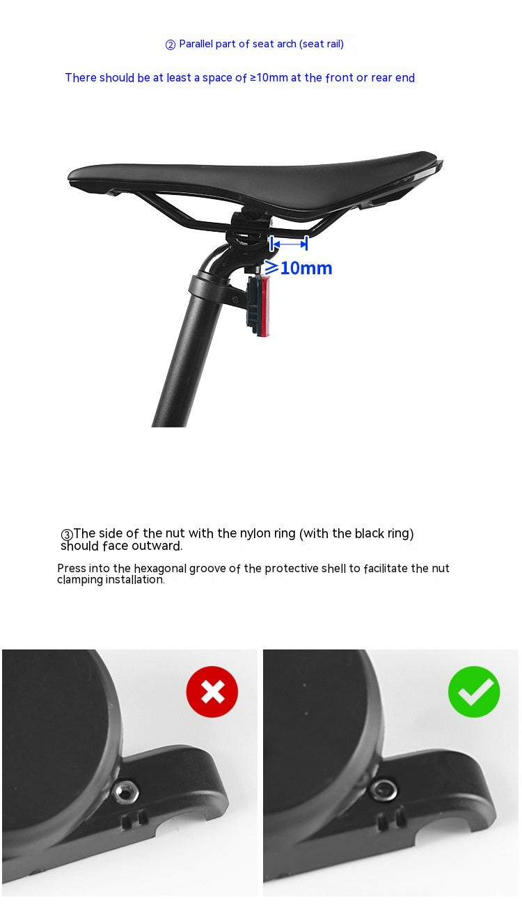 Bracket fixe de repérage de vélo