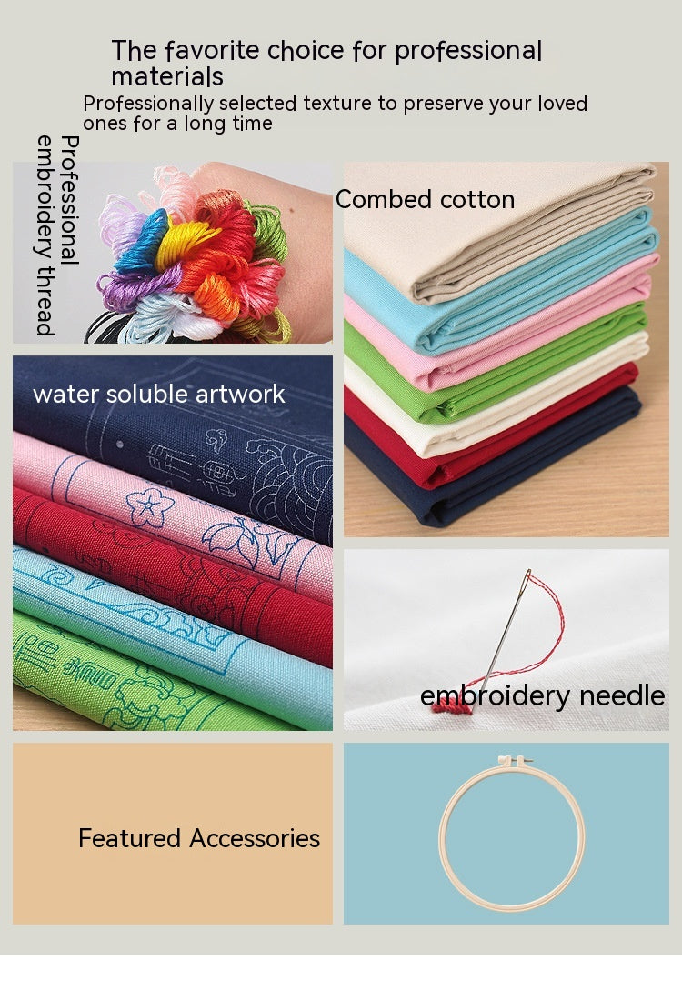 Broderie créative 3D Diy Material Pack