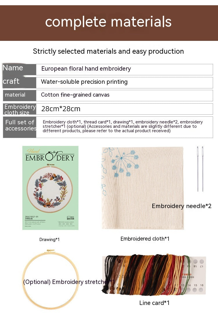 Broderie créative 3D Diy Material Pack