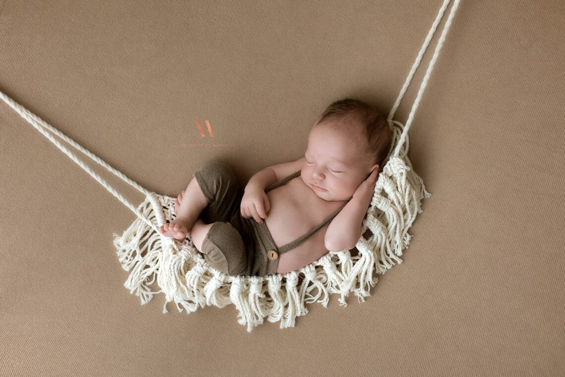 Photographie Props Crib Shooting Auxiliary Hand-tissé Hammock