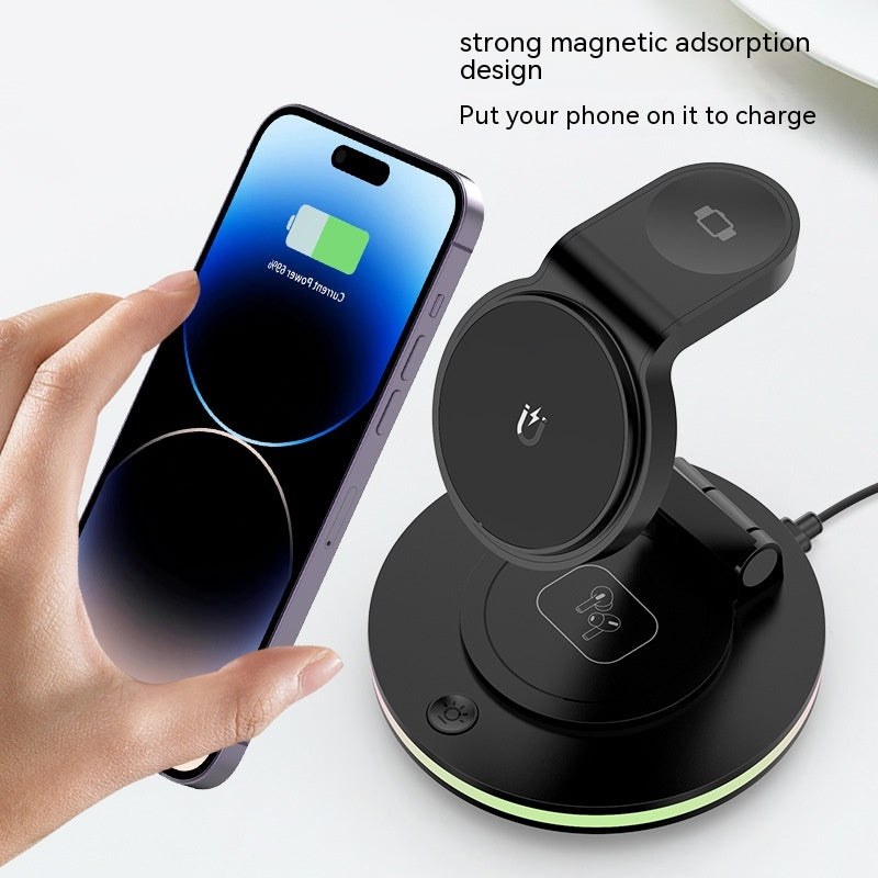 Support de charge sans fil magnétique pliant